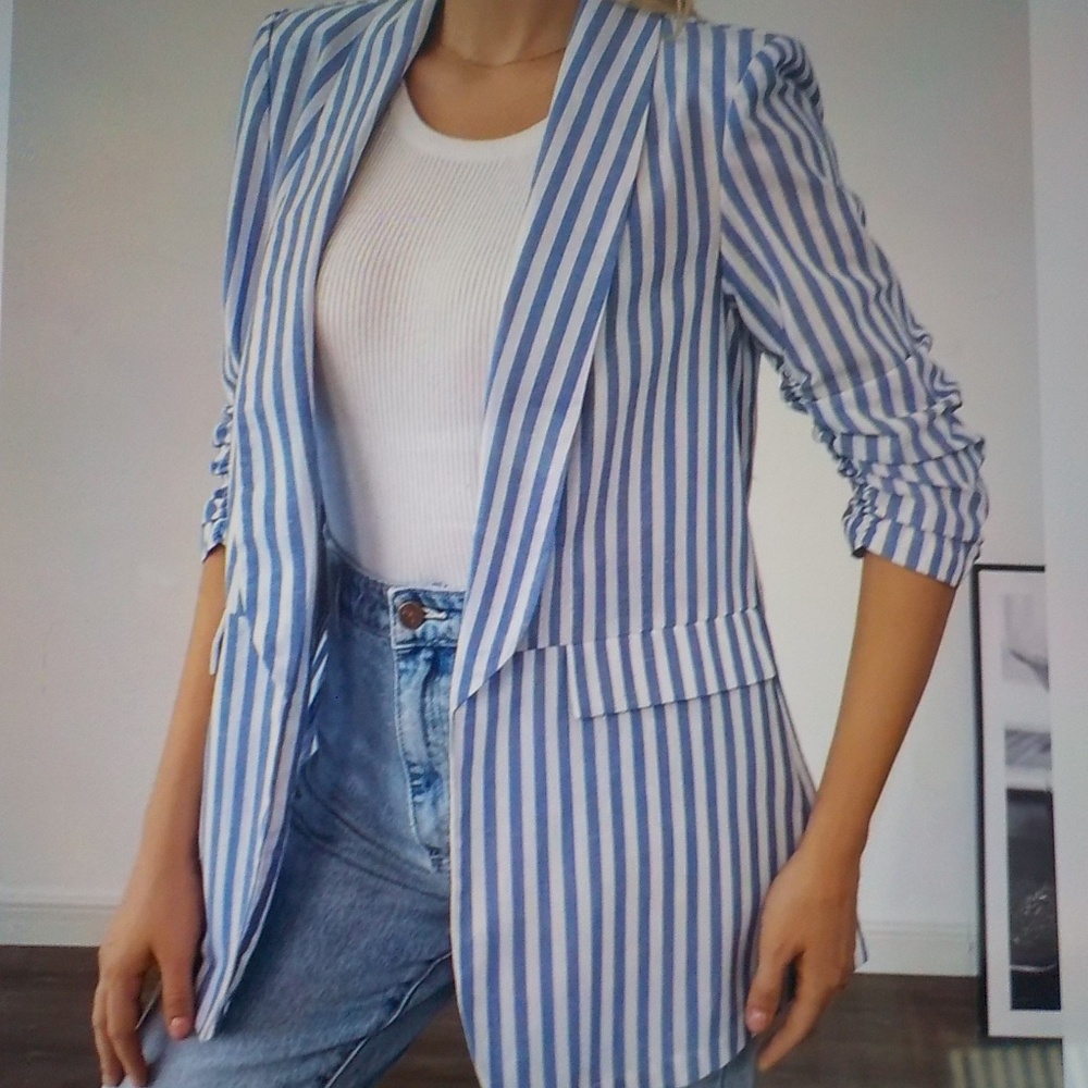 NEW Stripe Blazer